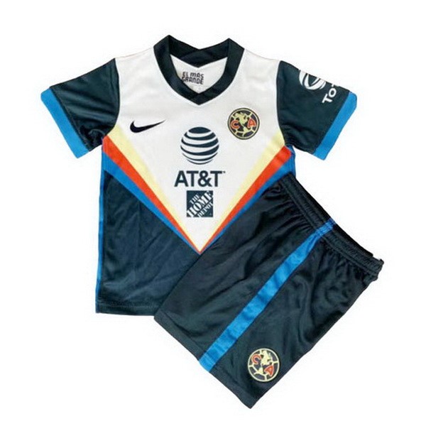 Trikot Club América Auswarts Kinder 2020-21 Weiß Fussballtrikots Günstig